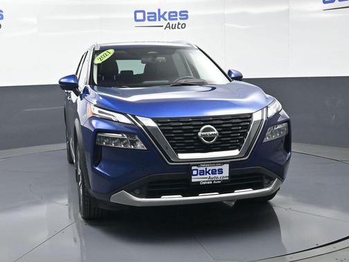 Caspian Blue Metallic 2021 Nissan Rogue Platinum