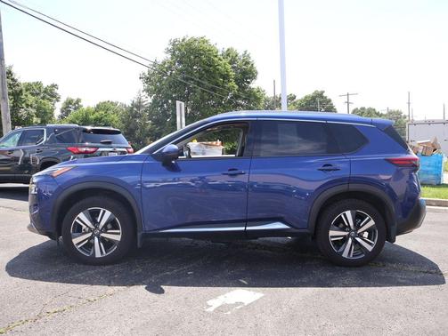Caspian Blue Metallic 2021 Nissan Rogue Platinum