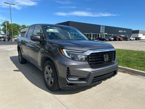 Modern Steel Metallic 2023 Honda Ridgeline RTL-E