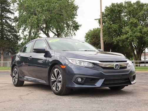 Cosmic Blue Metallic 2017 Honda Civic EX-L