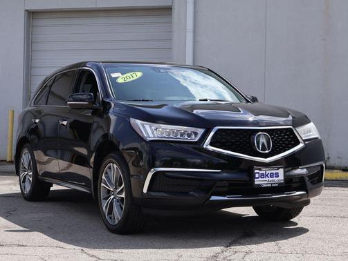 Crystal Black Pearl 2017 Acura MDX 3.5L w/Technology Package