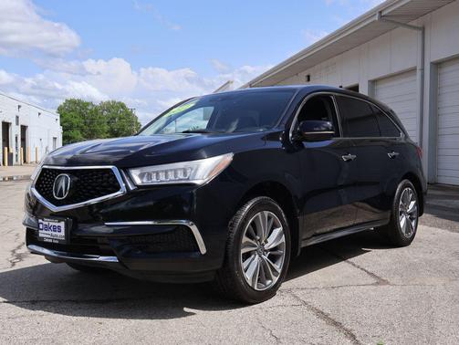 Crystal Black Pearl 2017 Acura MDX 3.5L w/Technology Package