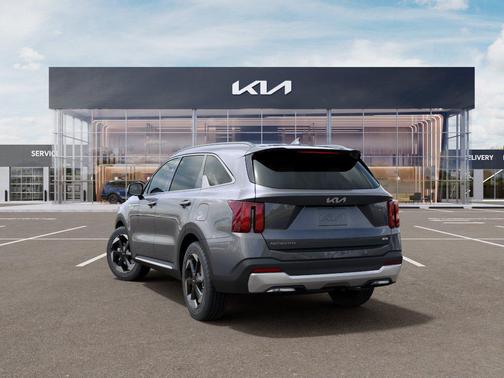 Steel Gray 2026 Kia Sorento Hybrid EX