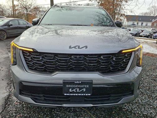 Steel Gray 2026 Kia Sorento Hybrid SX Prestige