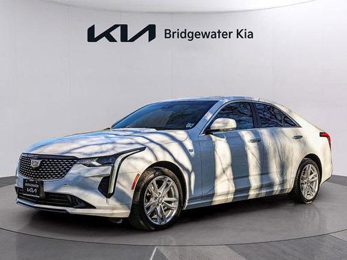 Summit White 2023 Cadillac CT4 Luxury