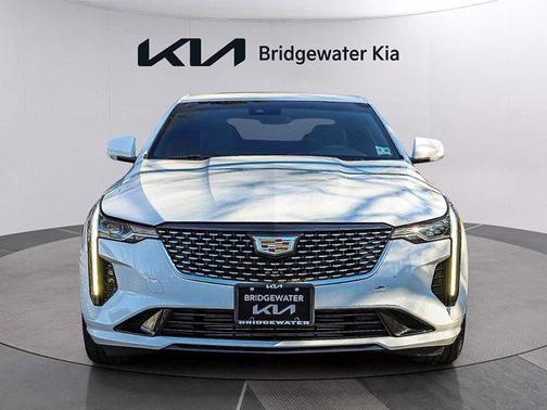 Summit White 2023 Cadillac CT4 Luxury