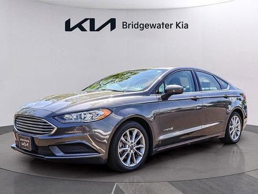 Gray 2017 Ford Fusion Hybrid SE