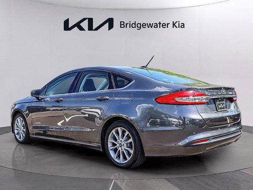 Gray 2017 Ford Fusion Hybrid SE