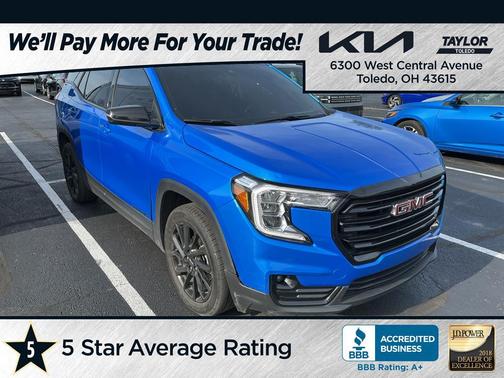 Rip Tide Blue 2024 GMC Terrain SLT