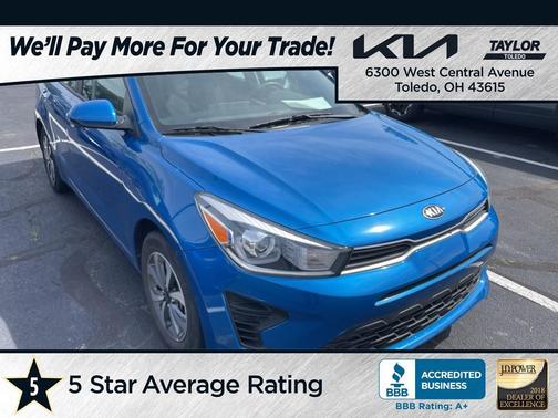 Blue 2021 Kia Rio S
