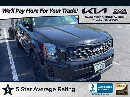 Ebony Black 2022 Kia Telluride EX