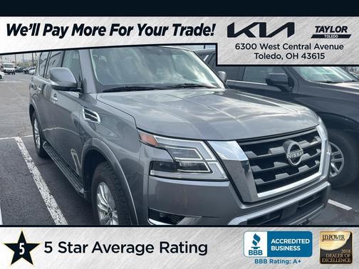 Gun Metallic 2024 Nissan Armada SV