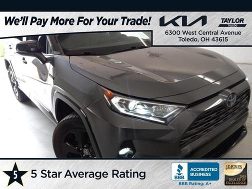 Magnetic Gray Metallic 2021 Toyota RAV4 Hybrid XSE