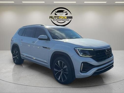 Opal White 2024 Volkswagen Atlas 2.0T SEL Premium R-Line 4MOTION