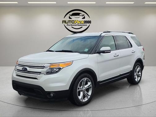 White Platinum Metallic Tri-Coat 2014 Ford Explorer Limited