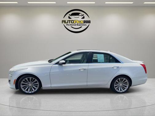 White Diamond Clearcoat 2014 Cadillac CTS 2.0L Turbo Luxury