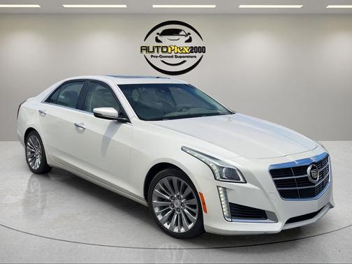 White Diamond Clearcoat 2014 Cadillac CTS 2.0L Turbo Luxury