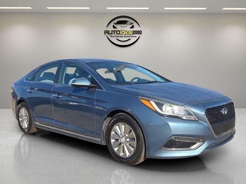 Graphite Blue Pearl 2016 Hyundai SONATA Hybrid SE