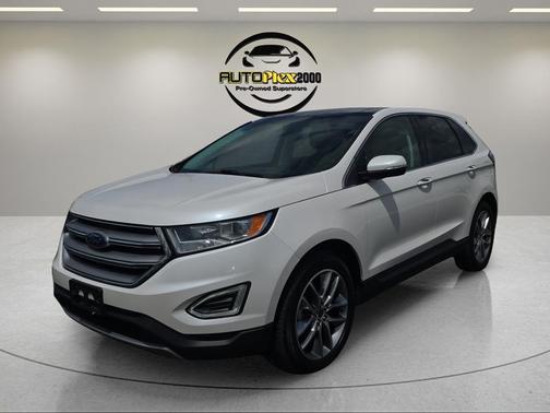 White Platinum 2018 Ford Edge Titanium