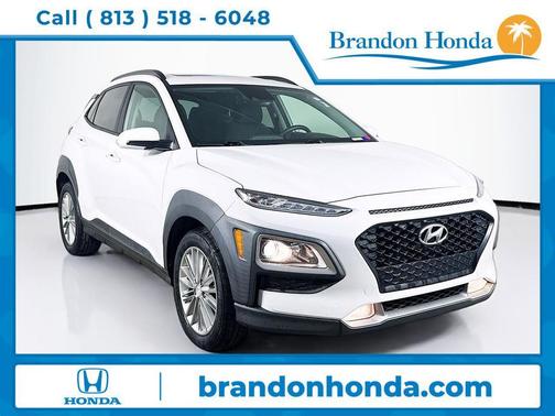 White 2020 Hyundai KONA SEL Plus