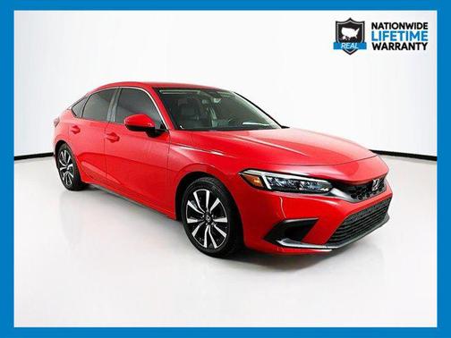 Red 2023 Honda Civic EX-L