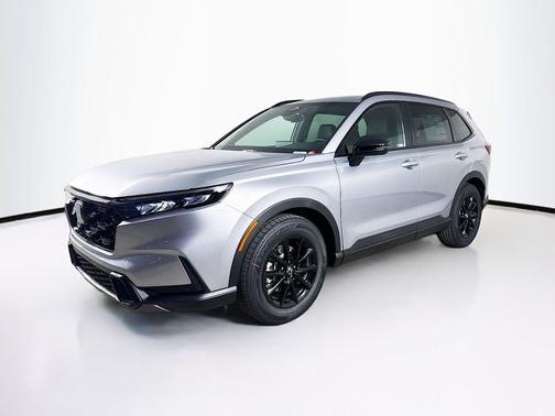 Solar Silver Metallic 2026 Honda CR-V Hybrid Sport-L FWD