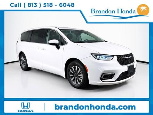 Bright White Clearcoat 2023 Chrysler Pacifica Hybrid Touring L