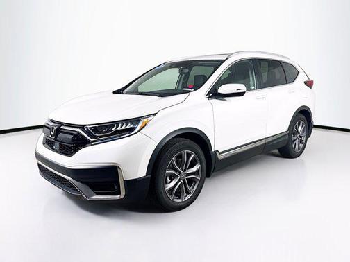 White 2021 Honda CR-V 2WD Touring