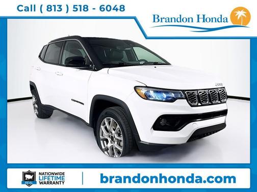Bright White Clearcoat 2025 Jeep Compass Limited