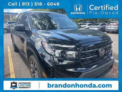 Black 2025 Honda Ridgeline Sport