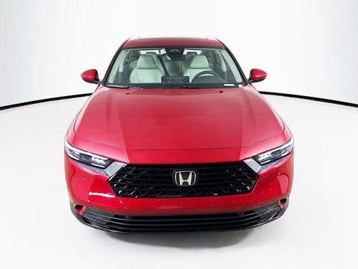 Radiant Red Metallic 2026 Honda Accord Hybrid EX-L