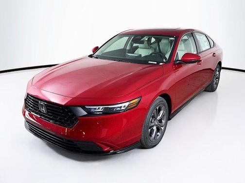 Radiant Red Metallic 2026 Honda Accord Hybrid EX-L