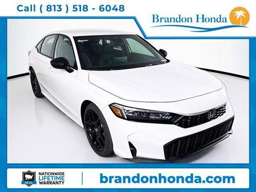 Platinum White Pearl 2026 Honda Civic Sport