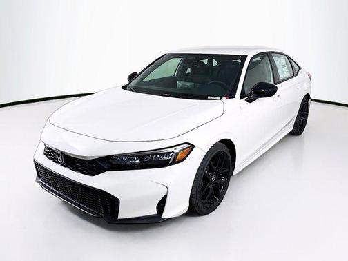 Platinum White Pearl 2026 Honda Civic Sport