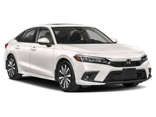Platinum White 2022 Honda Civic EX