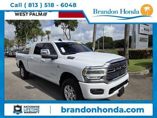 Bright White Clearcoat 2023 RAM 2500 Laramie Mega Cab 4x4 6'4' Box