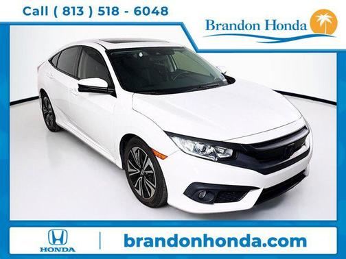 Taffeta White 2018 Honda Civic EX-T