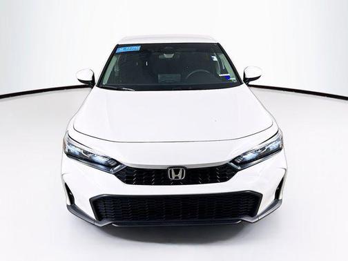 Platinum White 2026 Honda Civic LX