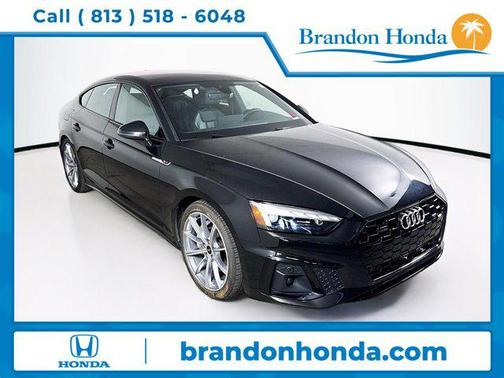 Black 2025 Audi A5 Sportback 45 S Line Premium