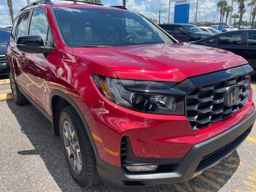 Radiant Red Metallic II 2022 Honda Passport AWD TrailSport