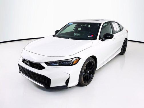 Silver 2026 Honda Civic Hybrid Sport