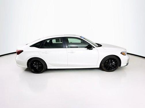 Silver 2026 Honda Civic Hybrid Sport