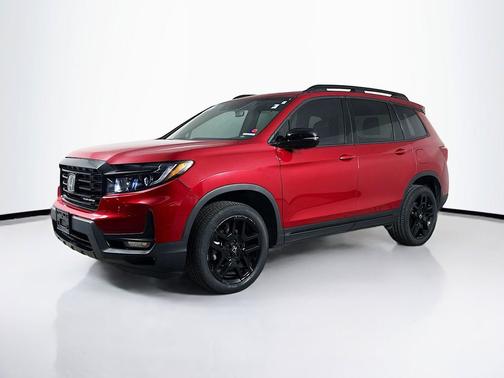 Red 2024 Honda Passport AWD Black