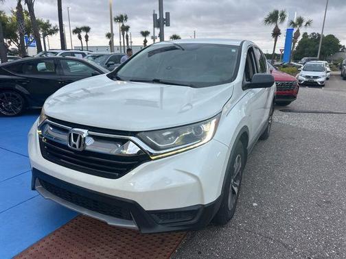 White Diamond Pearl 2017 Honda CR-V LX