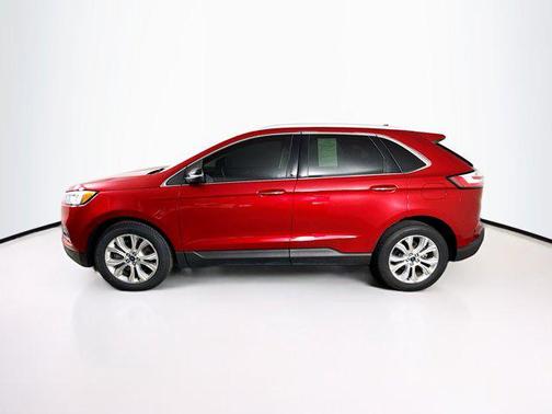 Red Metallic 2021 Ford Edge Titanium