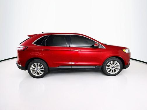 Red Metallic 2021 Ford Edge Titanium