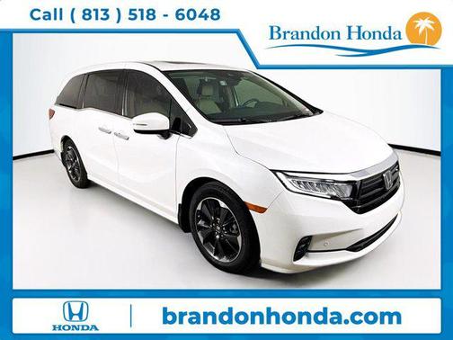 Platinum White 2023 Honda Odyssey Elite
