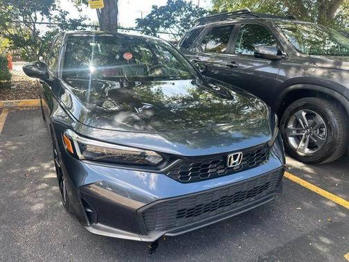 Gray 2025 Honda Civic Sport