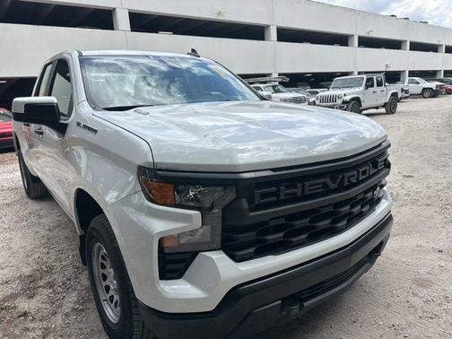 Summit White 2025 Chevrolet Silverado 1500 WT