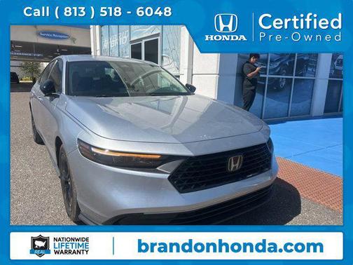 Solar Silver Metallic 2025 Honda Accord SE